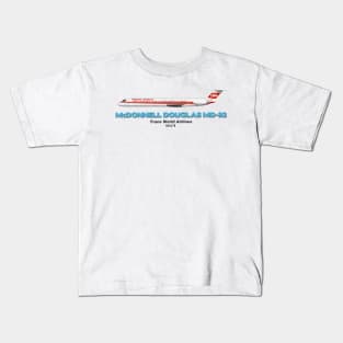 McDonnell Douglas MD-82 - Trans World Airlines Kids T-Shirt